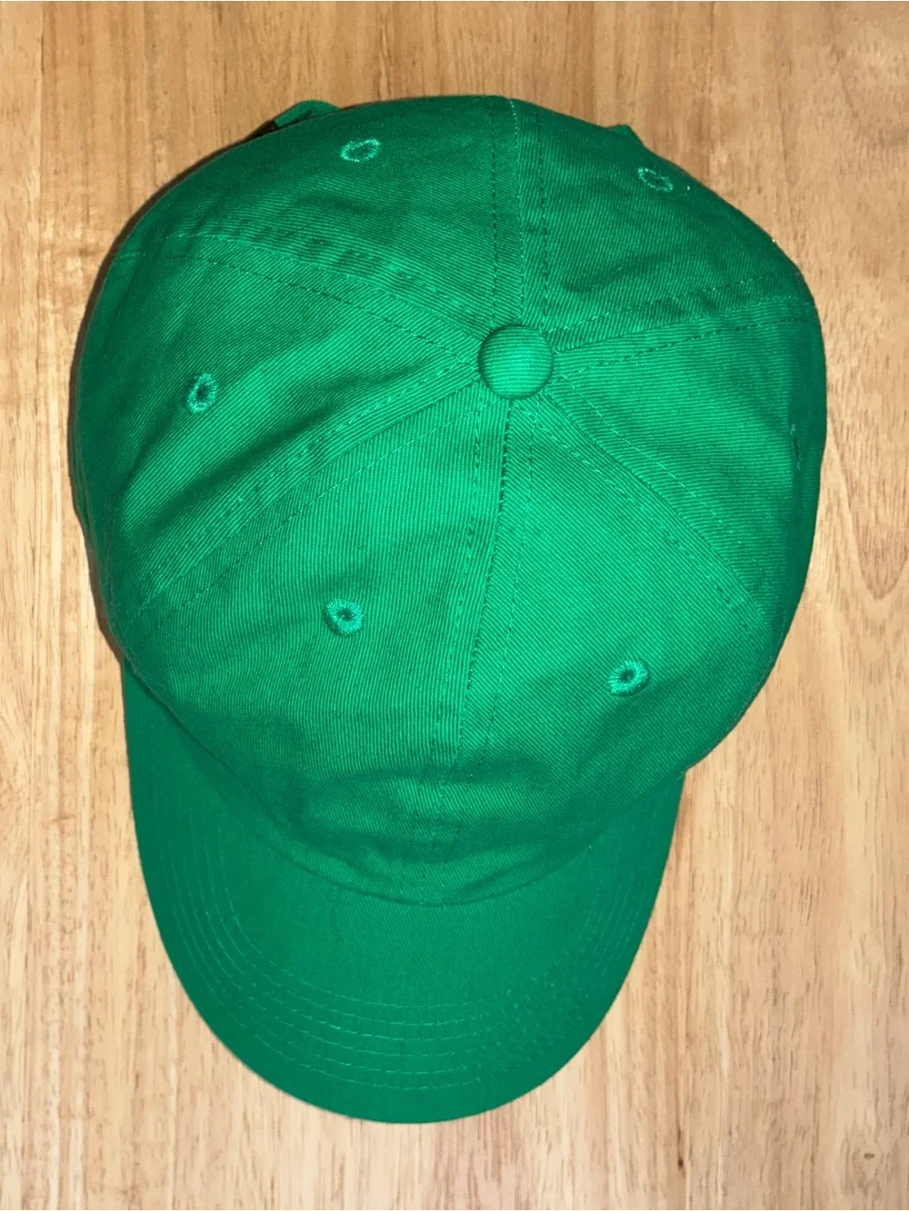 Newhattan Bright Green Blank Baseball Cap - Adjustable Cotton Dad Hat OSFA